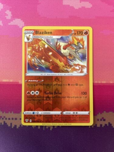 Pokemon Card Blaziken Darkness Ablaze Holo Rare 024/189 Near Mint