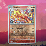 Pokemon Card Blaziken Destined Rivals Reverse Holo Rare 042/182 Near Mint