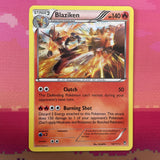 Pokemon Card Blaziken Furious Fists Holo Rare 14/111 Near Mint