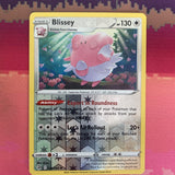 Pokemon Card Blissey Fusion Strike Reverse Holo Rare 203/264 Near Mint