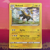 Pokemon Card Boltund Sword & Shield Holo Rare 075/202 Near Mint