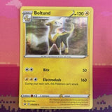 Pokemon Card Boltund Sword & Shield Holo Rare 076/202 Near Mint