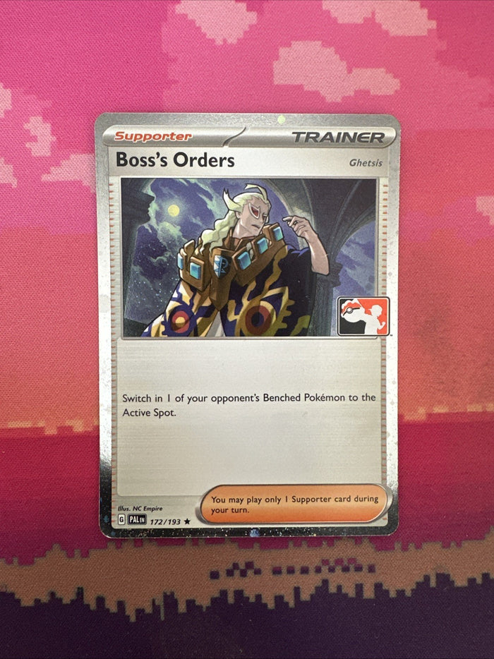 Pokemon Card Boss's Orders Prize Pack Cosmo Holo Rare 172/193 Near Mint