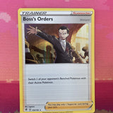 Pokemon Card Boss's Orders Rebel Clash Holo Rare 154/192 Near Mint