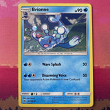 Pokemon Card Brionne Sun & Moon Cosmo Holo Uncommon 40/149 Near Mint