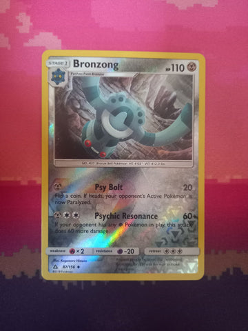 Pokemon card Bronzong 87//156 Reverse Holo Ultra Prism Near Mint