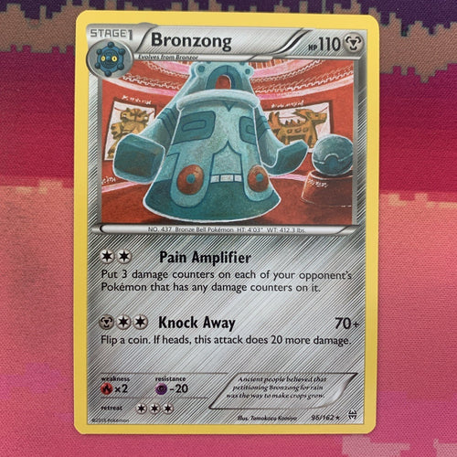 Pokemon Card Bronzong Breakthrough Rare 96/162 Near Mint