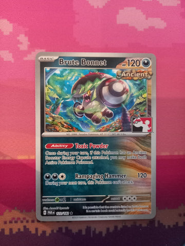 Pokemon Card Brute Bonnet Prize Pack Rare 123/182 Near Mint