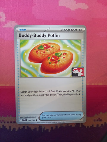 Pokemon Card Buddy-Buddy Poffin Prize Pack Uncommon 144/162 Near Mint