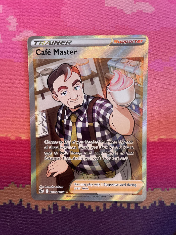 Pokemon Card Cafe Master TG25/TG30 Ultra Rare Brilliant Stars Near Mint