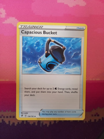 Pokemon Card Capacious Bucket Rebel Clash Uncommon 156/192 Near Mint