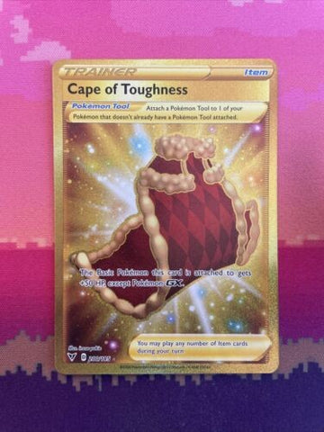 Pokemon Card Cape Of Toughness 200/185 Vivid Voltage Secret Rare Near Mint
