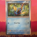 Pokemon Card Carvanha 093 Black Star Promo Cosmo Holo Near Mint
