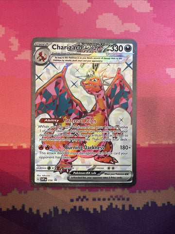 Pokemon Card Charizard ex 056 Black Star Promo Near Mint
