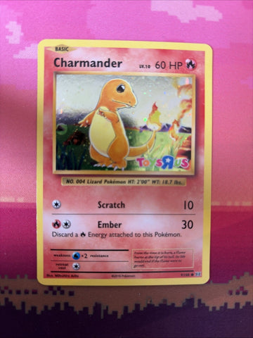 Pokemon Card Charmander Evolutions Toy'sRus Promo Near Mint