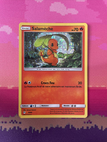 Pokemon Card Charmander Salameche FRENCH McDonalds Promo Holo 9/40 Near Mint