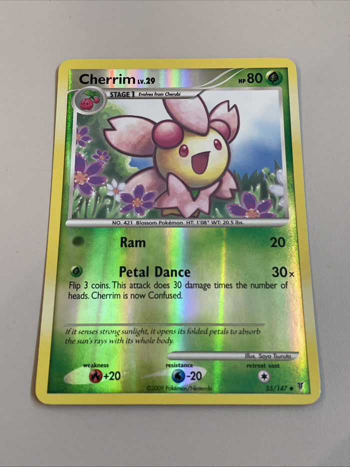 Pokemon Card Cherrim Supreme Victors Reverse Holo 55/147 Light Play