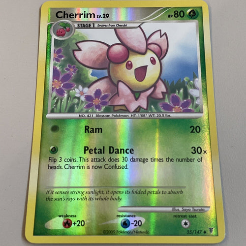 Pokemon Card Cherrim Supreme Victors Reverse Holo 55/147 Light Play