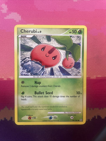 Pokemon Card Cherubi Stomfront Common 56/100 Near Mint