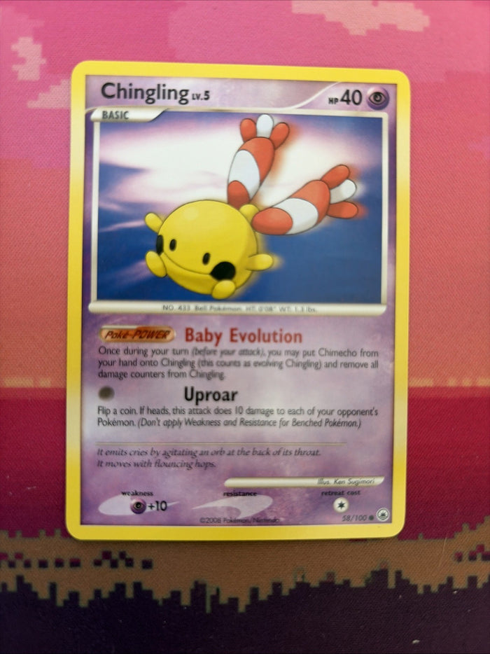 Pokemon Card Chingling Majestic Dawn 58/100 Near Mint