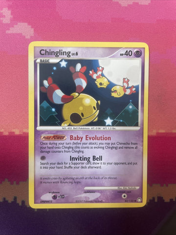 Pokemon Card Chingling Mysterious Treasures Uncommon 42/123 Near Mint