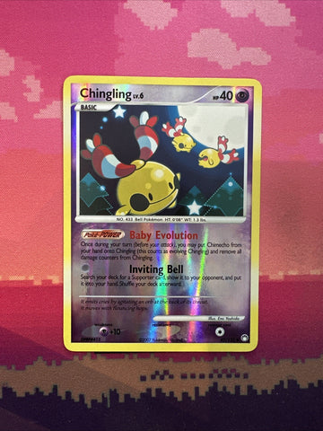 Pokemon Card Chingling Mysterious Treasures Reverse Holo 42/123 Near Mint