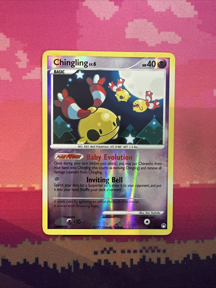 Pokemon Card Chingling Mysterious Treasures Reverse Holo 42/123 Near Mint