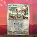 Pokemon Card Cinccino Black Flare Reverse Holo Uncommon 076/086 Near Mint