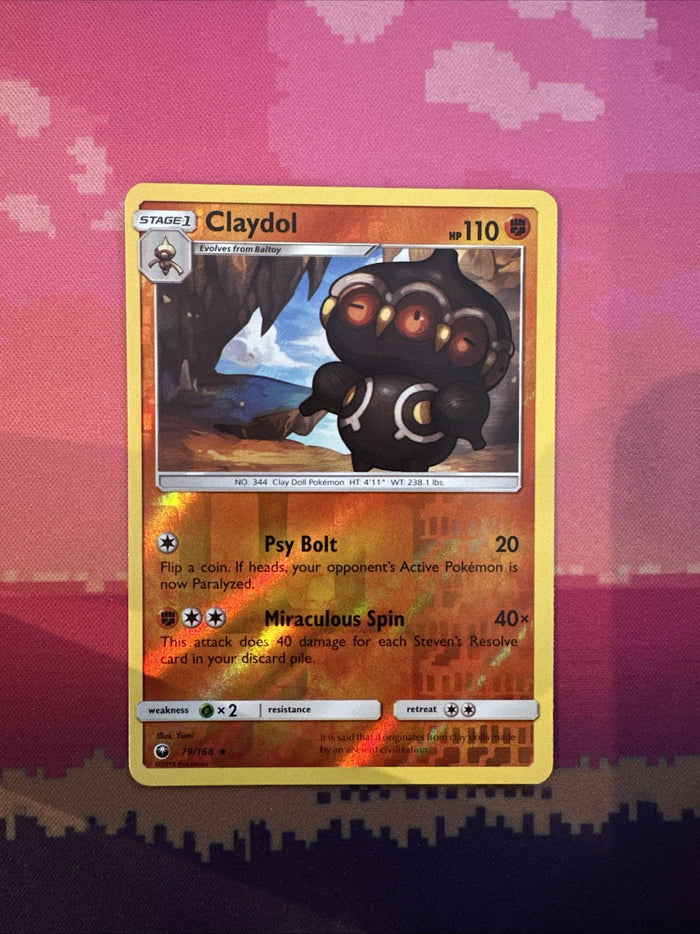 Pokemon Card Claydol Celestial Storm Reverse Holo Rare 79/168 Near Mint
