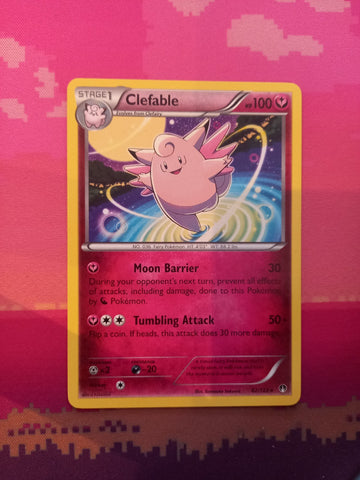 Pokemon Card Clefable Breakpoint Rare 82/122 Near Mint