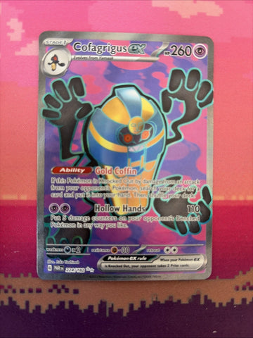 Pokemon Card Cofagrigus EX Paradox Rift 224/182 Near Mint