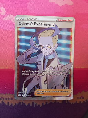 Pokemon Card Colress's Experiment 190/196 Ultra Rare Lost Origin Near Mint