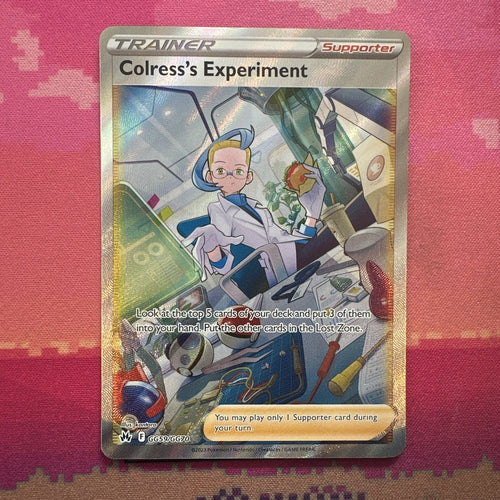 Pokemon Card Colress's Experiment GG59/GG70 Ultra Rare Crown Zenith Near Mint