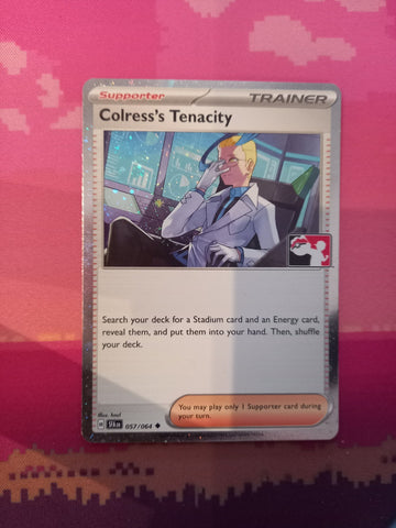 Pokemon Card Colress's Tenacity Prize Pack Cosmo Holo 057/064 Near Mint
