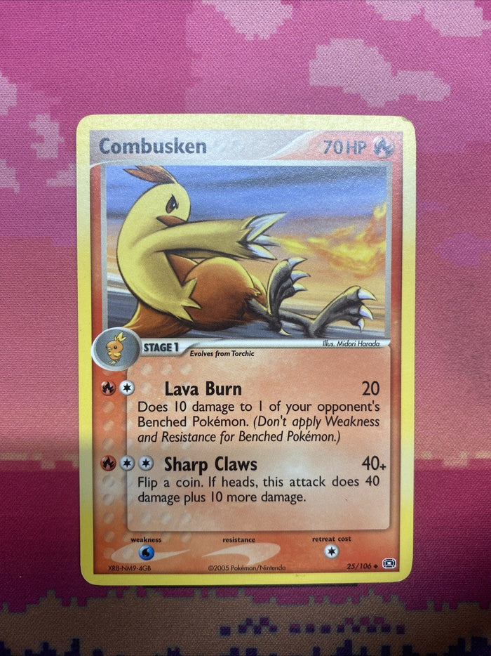 Pokemon Card Combusken EX Emerald Uncommon 25/106 Near Mint