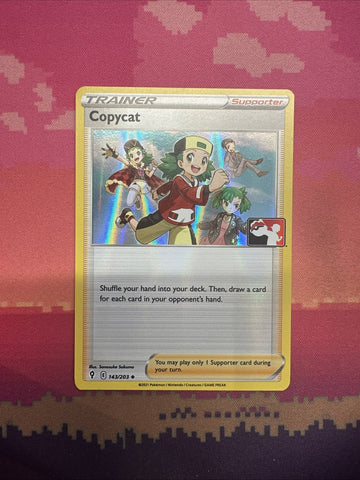 Pokemon Card Copycat Prize Pack Holo Evolving Skies Holo Rare 143/203 Near Mint