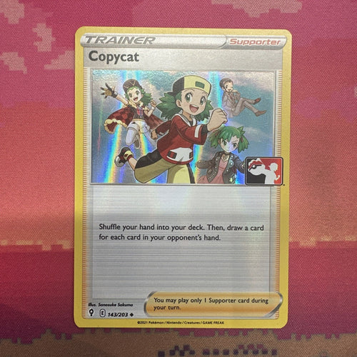 Pokemon Card Copycat Prize Pack Holo Evolving Skies Holo Rare 143/203 Near Mint