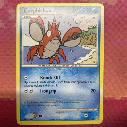 Pokemon Card Corphish EX Legends Awakened Common 89/146 Near Mint