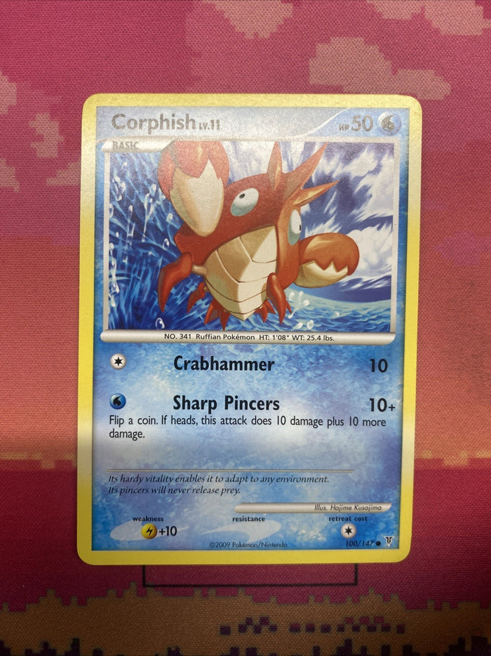 Pokemon Card Corphish Supreme Victors Common 100/147 Near Mint