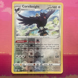Pokemon Card Corviknight Darkness Ablaze Reverse Holo Rare 156/189 Near Mint