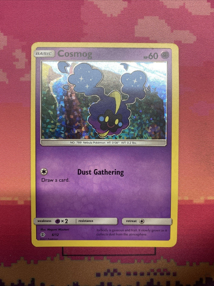 Pokemon Card Cosmog McDonald's 2017 Holo 6/12 Near Mint