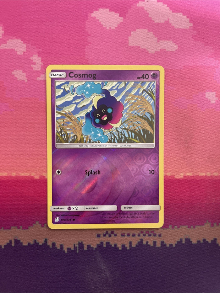 Pokemon Card Cosmog Unified Minds Reverse Holo Common 100/236 Near Mint
