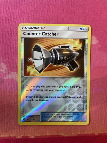 Pokemon Card Counter Catcher Crimson Invasion Reverse Holo 91/111 Near Mint