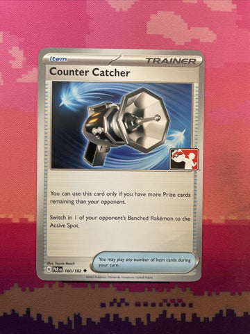 Pokemon Card Counter Catcher Prize Pack Stamp 160/182 Near Mint