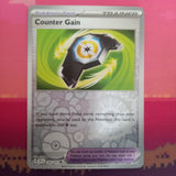 Pokemon Card Counter Gain Surging Sparks Reverse Holo 169/191 Near Mint
