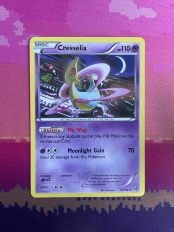 Pokemon Card Cresselia Breakthrough Rare 70/162 Near Mint