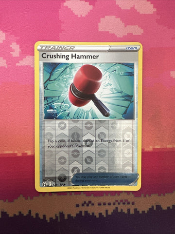 Pokemon Card Crushing Hammer Crown Zenith Reverse Holo 125/159 NM