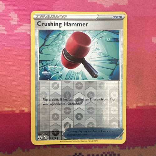 Pokemon Card Crushing Hammer Crown Zenith Reverse Holo 125/159 NM