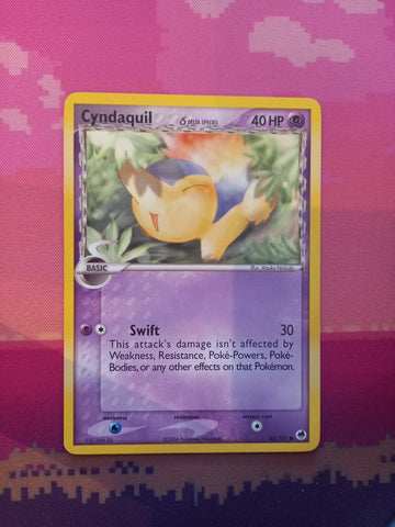 Pokemon Card Cyndaquil Ex Dragon Frontiers Common 45/101 Near Mint