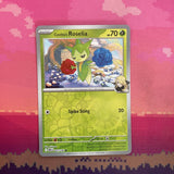 Pokemon Card Cynthia's Roselia Destined Rivals Reverse Holo 007/182 Near Mint